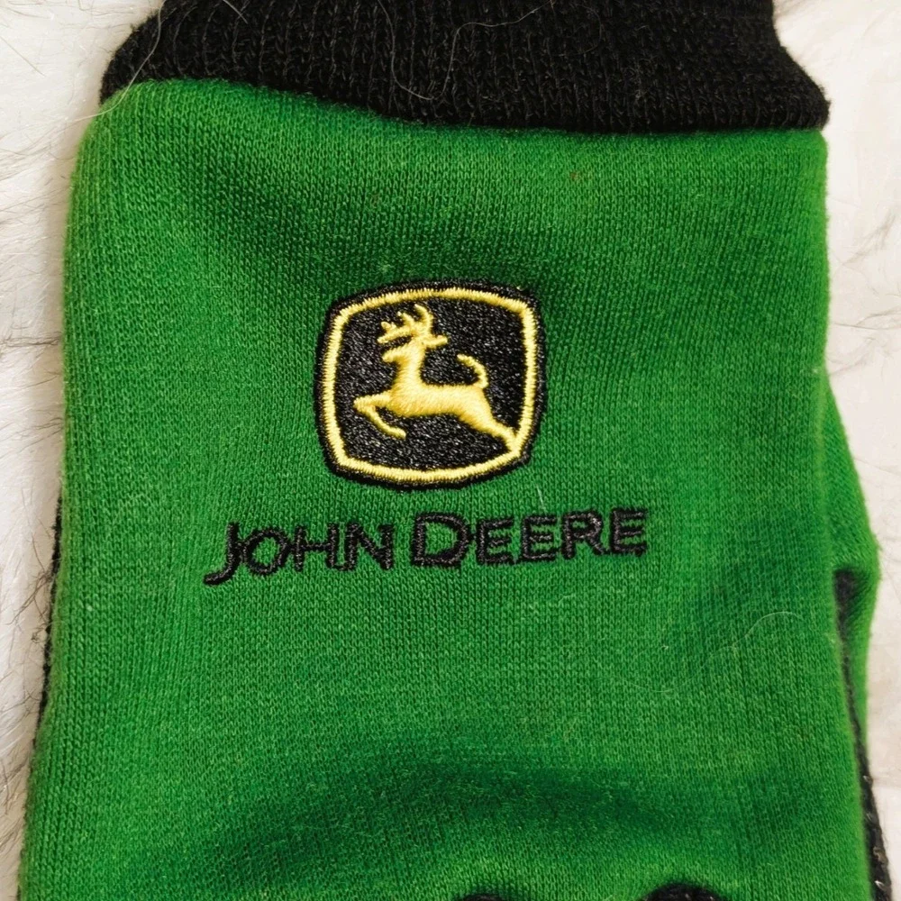 LP42386 John Deere Licensed Light-Duty Cotton Grip Gloves - Youth/Toddler
